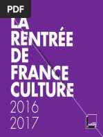 Rentree 2017 2018 La Grille De La France Culture Divertissement General Science