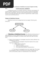 Methods of Statistical Survey