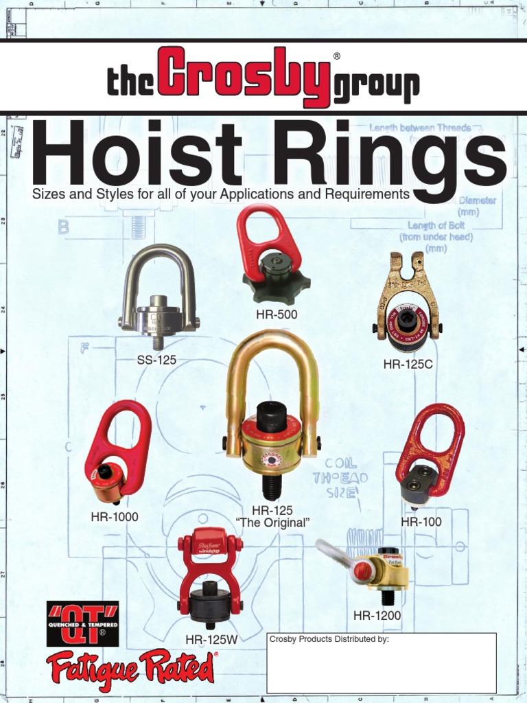 Crosby Hoist Rings Screw Nature