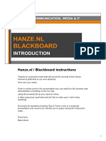 Hanze - NL / Blackboard Instructies EN