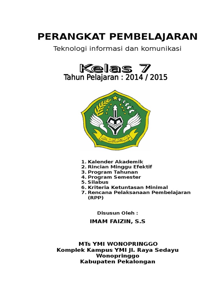 Cover RPP | PDF