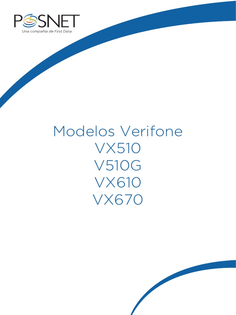 Verifone Vx510 Manual : VeriFone Vx510 : User guideManual de Operação ...