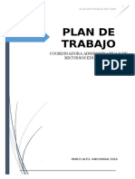 Plan Anual de Trabajo