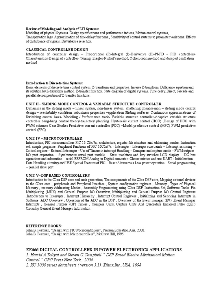 LTI Systems and DSP Microcontroller Design | PDF | Pic Microcontroller ...