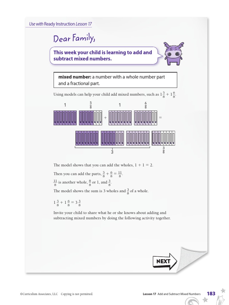 Family Letter LSN 17 | PDF | Career & Growth | Teaching Methods & Materials