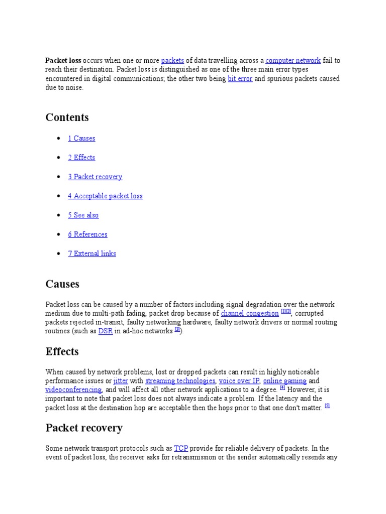 Acceptable Packet Loss Lan | How To Fix Packet Loss & Know When It’s a ...