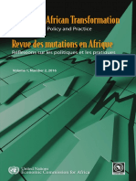 Revue Des Mutations en Afrique - 2ème Édition, Uneca - Org, 2016.03