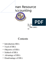 Human Resource Accounting: By-Madhu Priya Mba (Abm) - 02