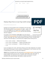 Display Blog Posts On Any Page (With Navigation) - Digging Into WordPress