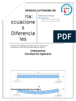 Deflexion de Una Viga Aplicacion de Ecua