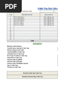 43 Calculate Cable Tray Size 1.1.15