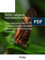 REDD+ Safeguards Implementation in Peru: Case Analysis of The FCPF, FIP and Joint Declaration of Intent With Norway and Germany