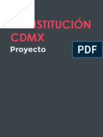 Proyecto de la Constitución de la Ciudad de México