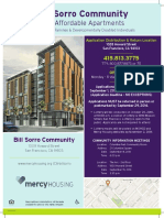 Apply Between Sept 1-29, 2016 for Bill Sorro Community - 66 Affordable Apartments in San Francisco
