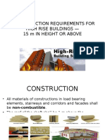 Fire Protection Requirements For High Rise Building 15 M in Height or Above