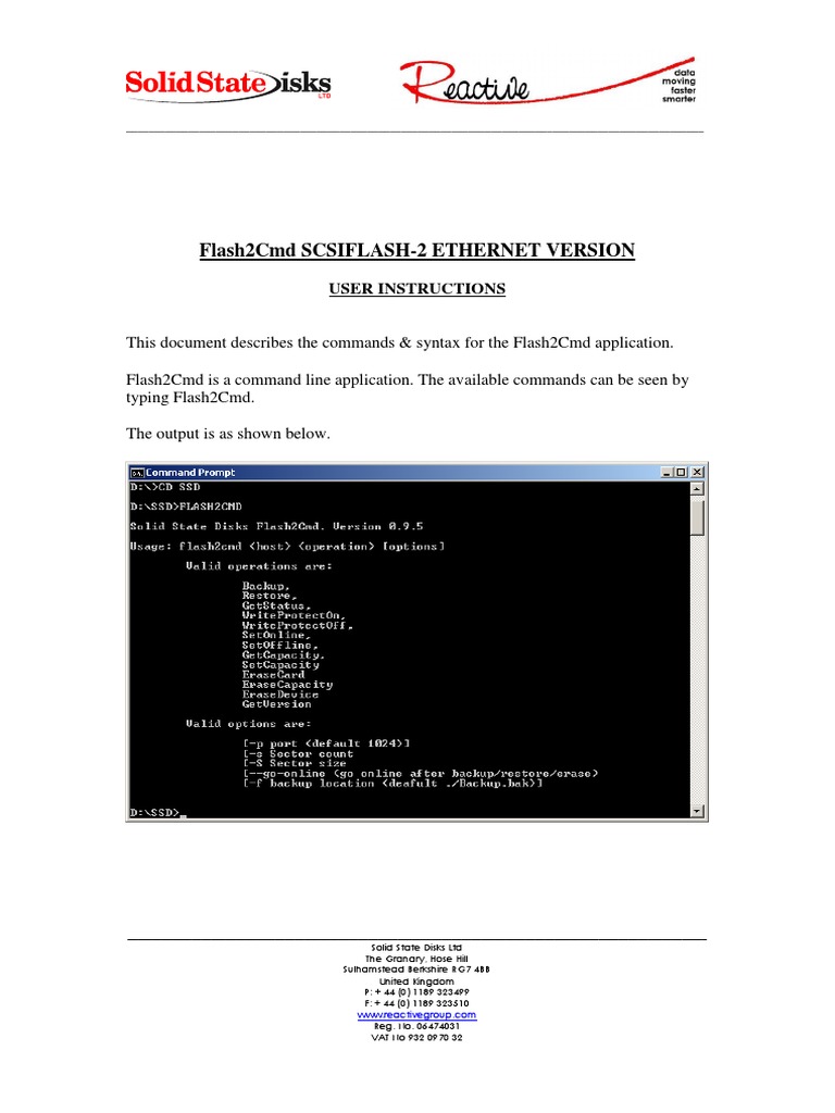Magellan FX324 Flash2Cmd Guide | PDF | Flash Memory | Solid State Drive