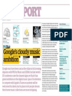 Google's Cloudy Music Ambition
