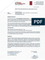 Procedimiento de Soldadura e Izamiento de Vigas