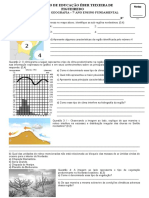 Avaliacao de Geografia Região Nordeste