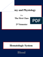 Anatomy and Physiology: The First Class