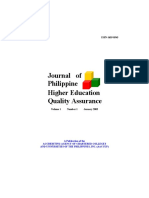 Journal of Philippine Higher Education Quality Assurance