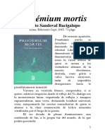 PROOÉMIUM MORTIS, de Renato Sandoval