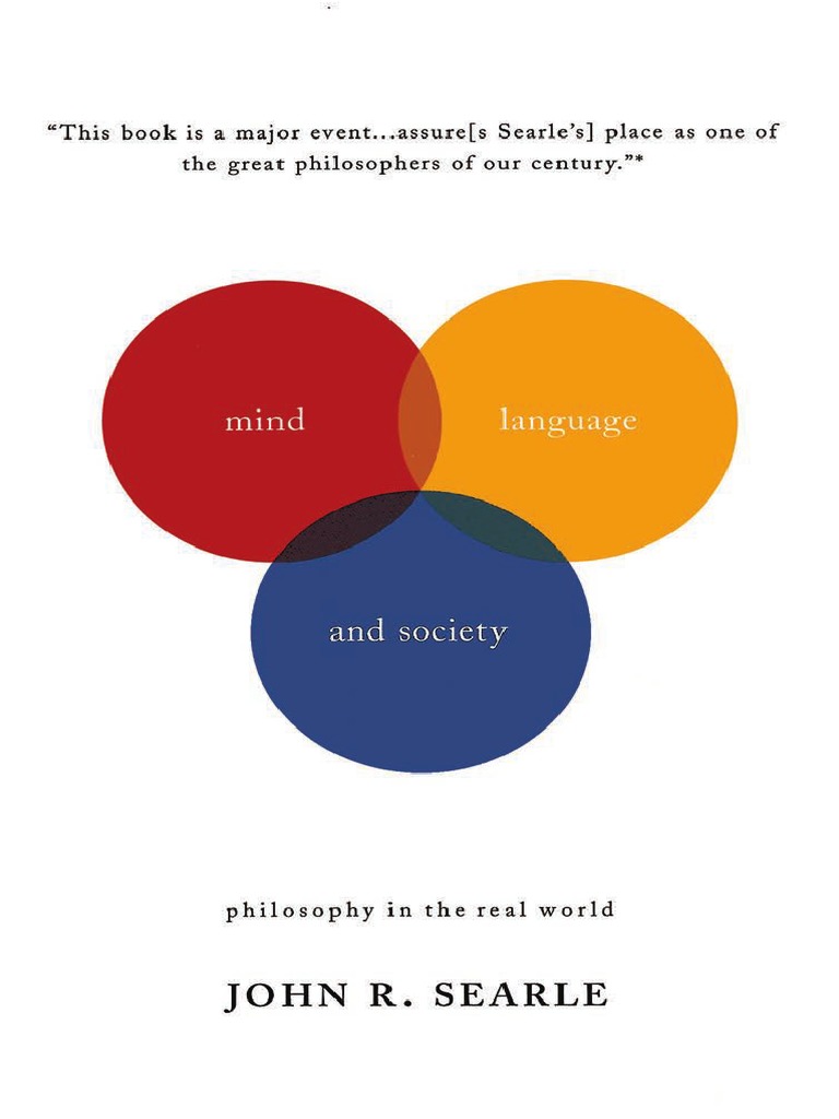 Searle, John R. 1998 Mind, Language And Society.pdf