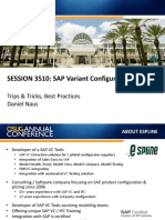 3510 Variant Configurator 101 and Utilizing Best Practices With SAP VC and Product Modeling PDF