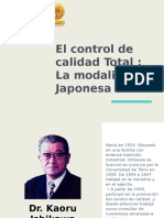 Control de Calidad Total La Modalidad Japonesa