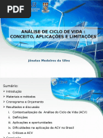 Analise do ciclo de vida(ACV) - definições, aplicaçõe e limitações