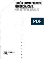 La Constitución Como Proceso e La Desobediencia Civil