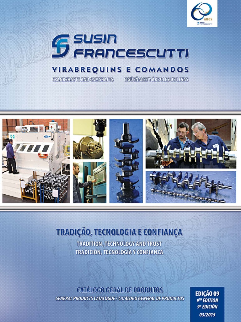 Catálogo de Virabrequins Susin | PDF | Turbocompressor | Motores