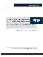 04 Fronteras, Una Vision Teórica en El Periodo Contemporaneo