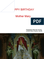 Happy Birthday Mother Mary: Photographs Taken This Morning at Mount Mary's Basilica, Bandra