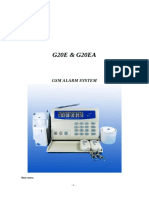 GSM g20 Alarm System Manual