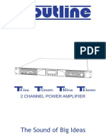 Outline T Series Amplifiers Operating Manual