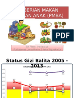 Pemberian Makan Bayi Dan Anak (Pmba)