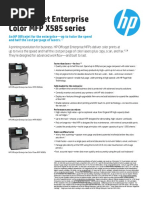 HP Officejet Enterprise Color MFP X585 Series