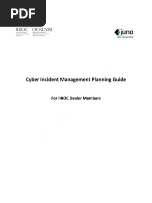 CyberIncidentManagementPlanningGuide En