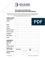 Booth Rental Form PDF