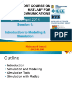 MATLAB Course Session 1 Introduction to Modelling and Simulation