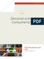 Deconstructing Consumerism