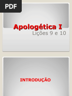Apologetica I Aulas 9 e 10