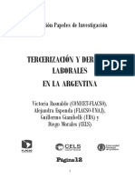 Basualdo Et Al - 2015 - Tercerizacion y Derechos Laborales PDF