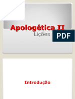 Apologetica II Aulas 9 e 10