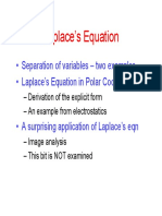 Separation of Variables - Two Examples - Laplace's Equation in Polar Coordinates