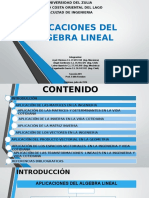 Aplicaciones Del Algebra Lineal