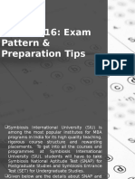 SNAP 2016 Exam Pattern and Preparation Tips.pptx