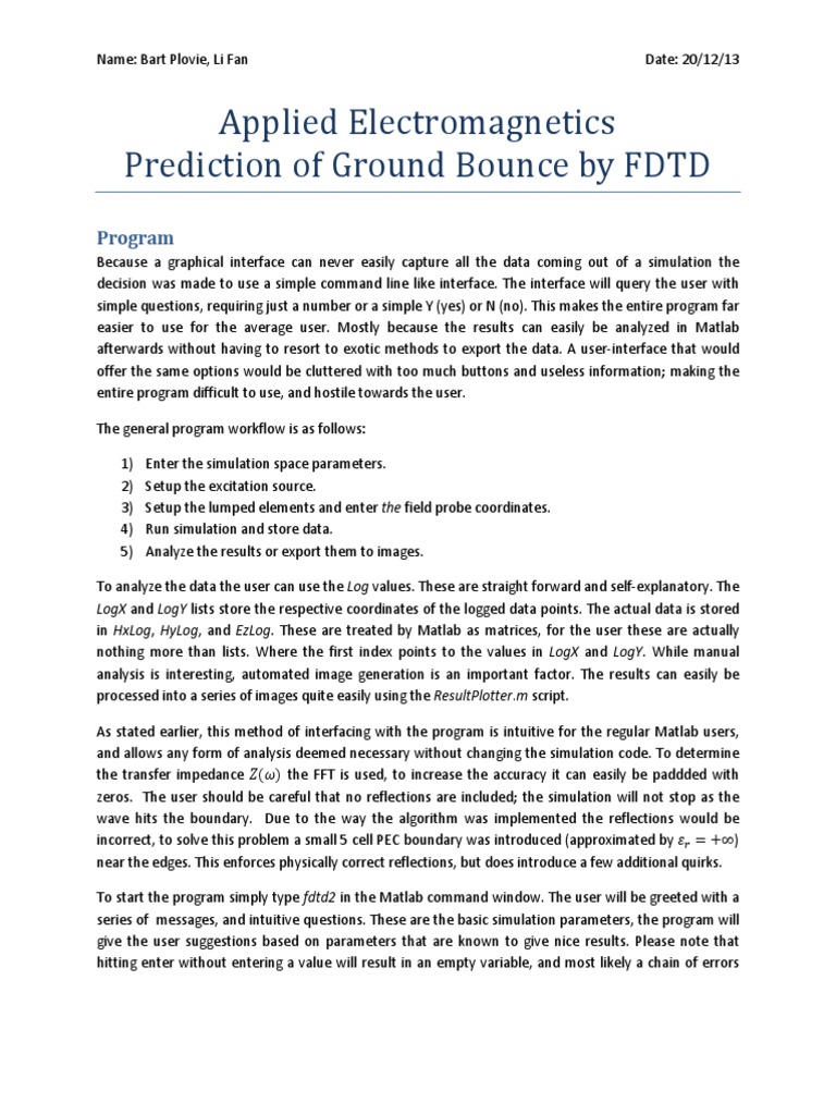 Applied Ground Bounce Project PDF Capacitor