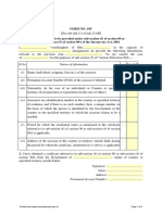 Form 10F Tax Details